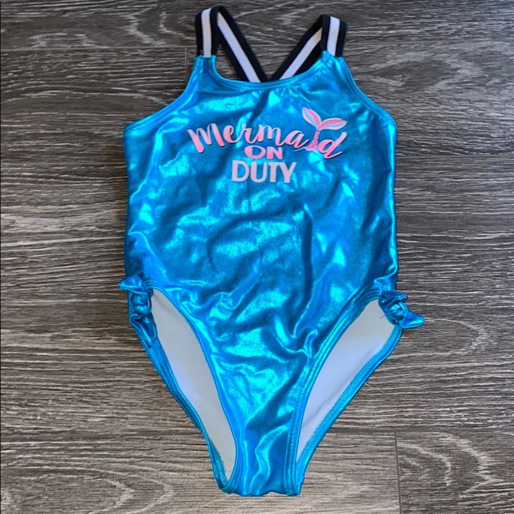 Little girls one piece swimsuit